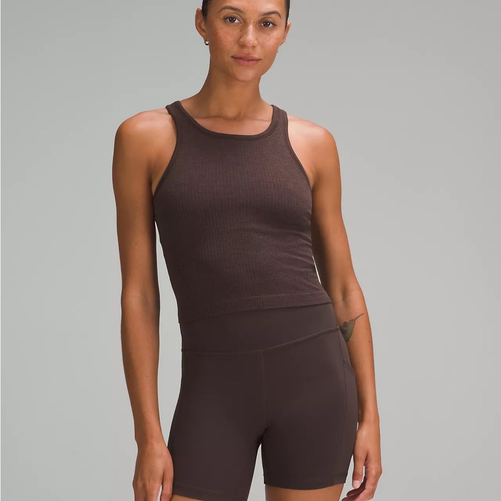 Ebb to Street Cropped Racerback Tank Top